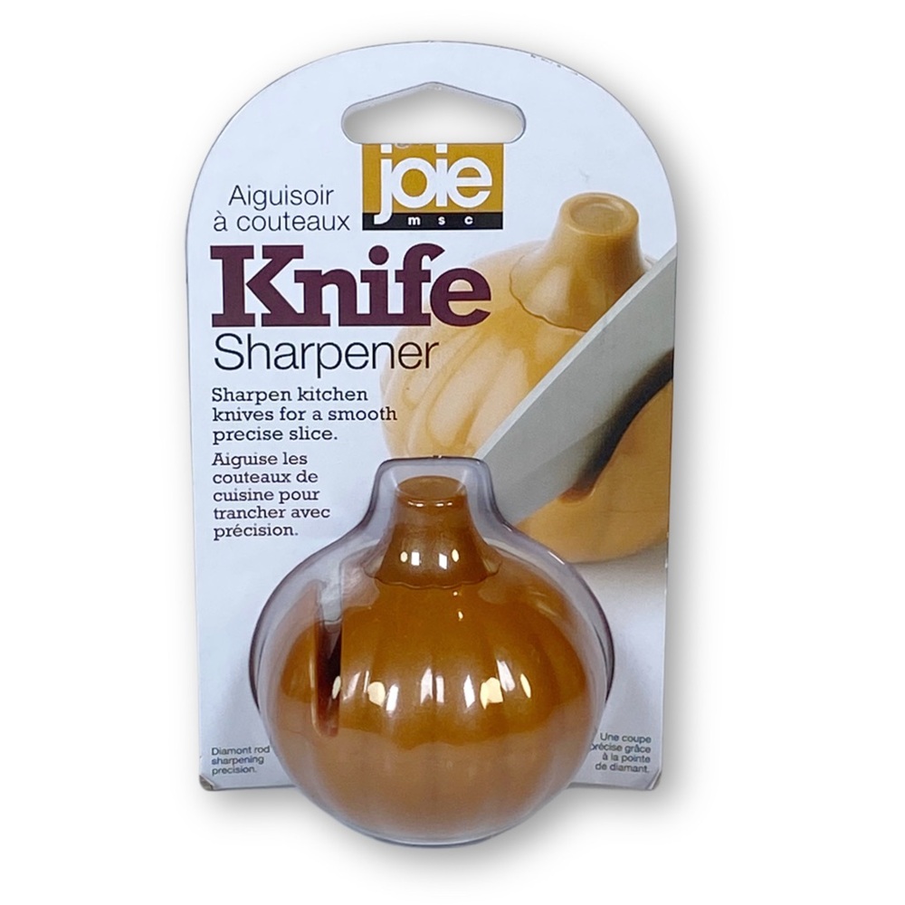 Joie MSC Pumpkin Shaped Knife Sharpener Fall Autumn Thanksgiving Sharpener